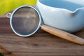 Stainless Wooden Matcha Sieve